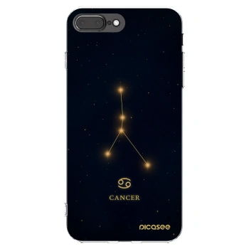 Picasee silikónový prehľadný obal pre Apple iPhone 8 Plus - CANCER