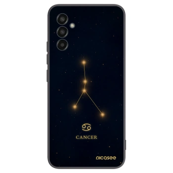Picasee silikónový čierny obal pre Samsung Galaxy M13 M135F - CANCER