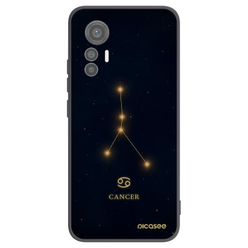 Picasee silikónový čierny obal pre Xiaomi 12 Lite - CANCER