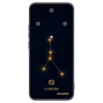 Picasee silikónový čierny obal pre Honor Magic5 Lite 5G - CANCER