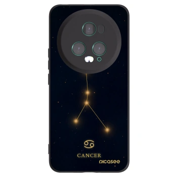 Picasee silikónový čierny obal pre Honor Magic5 Pro - CANCER