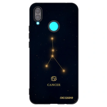 Picasee silikónový čierny obal pre Huawei Nova 3 - CANCER