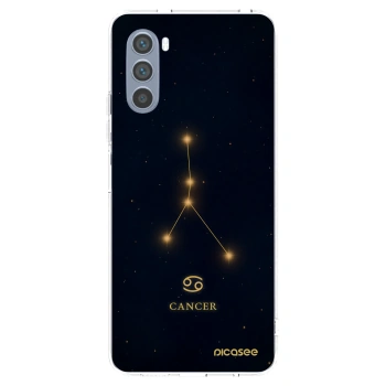 Picasee silikónový prehľadný obal pre Motorola Moto G62 - CANCER