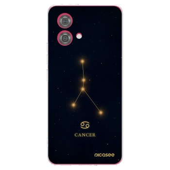 Picasee silikónový prehľadný obal pre Motorola Moto G84 5G - CANCER