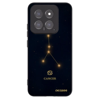 Picasee silikónový čierny obal pre Xiaomi 14 - CANCER