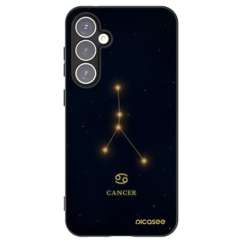 Picasee silikónový čierny obal pre Samsung Galaxy S23 FE S711B - CANCER