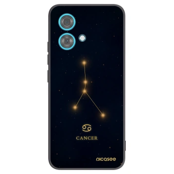 Picasee silikónový čierny obal pre Motorola Edge 40 Neo - CANCER