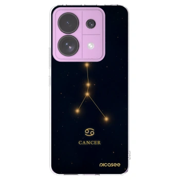 Picasee silikónový prehľadný obal pre Xiaomi Redmi Note 13 Pro 5G - CANCER