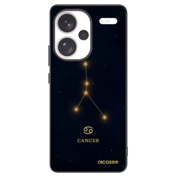 Picasee silikónový čierny obal pre Xiaomi Redmi Note 13 Pro+ 5G - CANCER