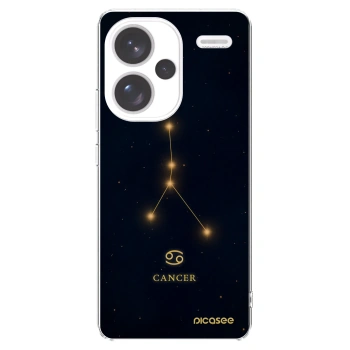 Picasee silikónový prehľadný obal pre Xiaomi Redmi Note 13 Pro+ 5G - CANCER
