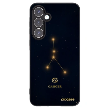 Picasee silikónový čierny obal pre Samsung Galaxy A55 5G A556B - CANCER