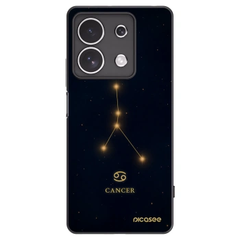 Picasee silikónový čierny obal pre Xiaomi Redmi Note 13 4G - CANCER