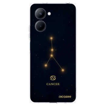 Picasee silikónový prehľadný obal pre Realme C33 (2023) - CANCER