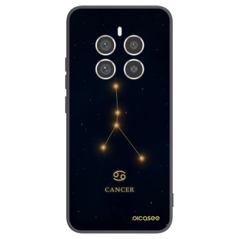 Picasee silikónový čierny obal pre Realme 12 Pro 5G - CANCER