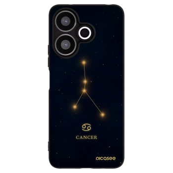 Picasee silikónový čierny obal pre Xiaomi Redmi 13 4G - CANCER