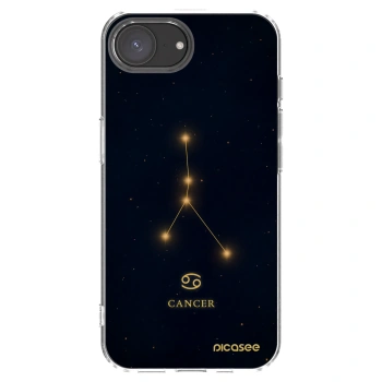 Picasee silikónový prehľadný obal pre Apple iPhone 16e - CANCER