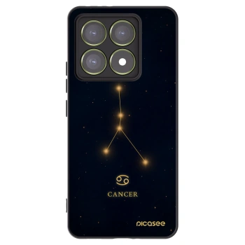Picasee silikónový čierny obal pre Xiaomi 14T - CANCER