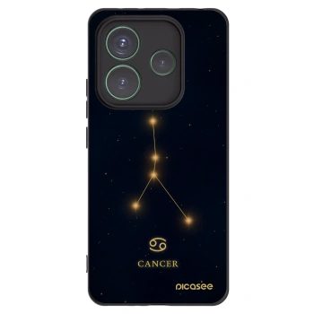 Picasee silikónový čierny obal pre Xiaomi Redmi Note 14 5G - CANCER