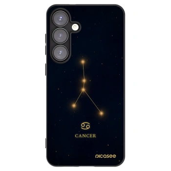 Picasee silikónový čierny obal pre Samsung Galaxy S25+ 5G - CANCER