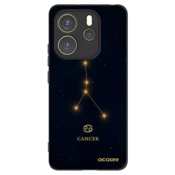 Picasee silikónový čierny obal pre Xiaomi Redmi Note 14 4G - CANCER