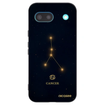Picasee silikónový čierny obal pre Google Pixel 8a - CANCER