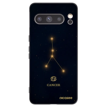 Picasee silikónový čierny obal pre Google Pixel 8 Pro - CANCER