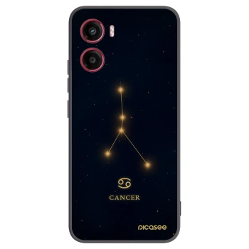 Picasee silikónový čierny obal pre Motorola Moto G05 - CANCER