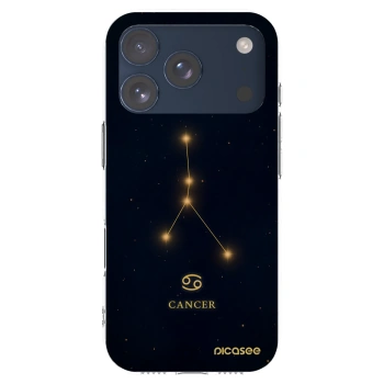 Picasee silikónový prehľadný obal pre Apple iPhone 17 Pro - CANCER