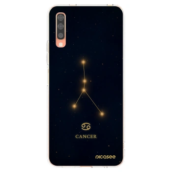 Picasee silikónový prehľadný obal pre Samsung Galaxy A70 A705F - CANCER