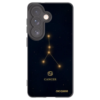 Picasee silikónový čierny obal pre Samsung Galaxy S26 - CANCER