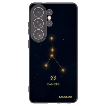 Picasee silikónový čierny obal pre Samsung Galaxy S26 Ultra - CANCER