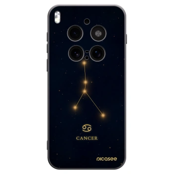 Picasee silikónový čierny obal pre Vivo X300 Pro - CANCER
