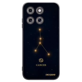 Picasee silikónový čierny obal pre Motorola Moto G77 - CANCER