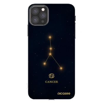 Picasee silikónový prehľadný obal pre Apple iPhone 11 Pro Max - CANCER