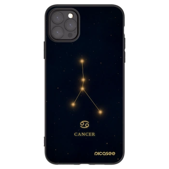 Picasee silikónový čierny obal pre Apple iPhone 11 Pro Max - CANCER