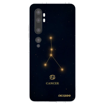 Picasee silikónový prehľadný obal pre Xiaomi Mi Note 10 (Pro) - CANCER