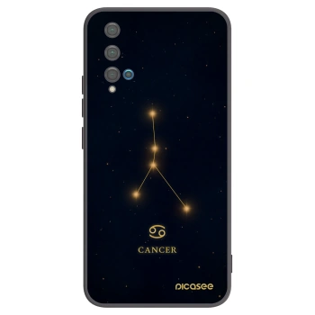 Picasee silikónový čierny obal pre Huawei Nova 5T - CANCER