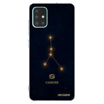 Picasee silikónový prehľadný obal pre Samsung Galaxy A51 A515F - CANCER