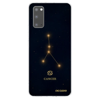 Picasee silikónový prehľadný obal pre Samsung Galaxy S20 G980F - CANCER