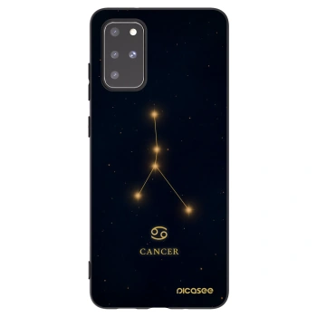 Picasee silikónový čierny obal pre Samsung Galaxy S20+ G985F - CANCER