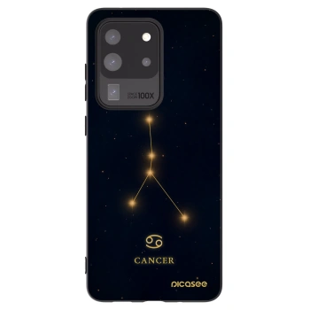 Picasee silikónový čierny obal pre Samsung Galaxy S20 Ultra 5G G988F - CANCER