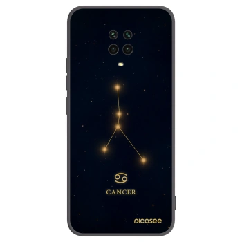 Picasee silikónový čierny obal pre Xiaomi Redmi Note 9 Pro - CANCER