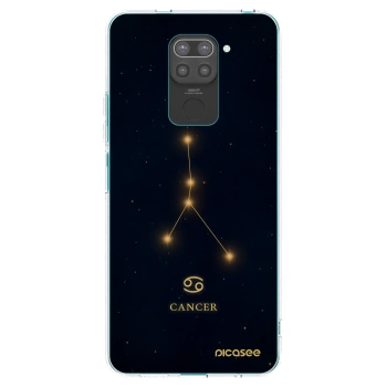 Picasee silikónový čierny obal pre Xiaomi Redmi Note 9 - CANCER