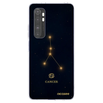 Picasee silikónový prehľadný obal pre Xiaomi Mi Note 10 Lite - CANCER