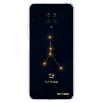Picasee silikónový prehľadný obal pre Xiaomi Redmi Note 9S - CANCER