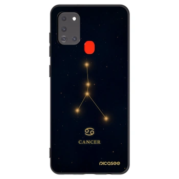 Picasee silikónový čierny obal pre Samsung Galaxy A21s - CANCER