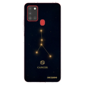 Picasee silikónový prehľadný obal pre Samsung Galaxy A21s - CANCER