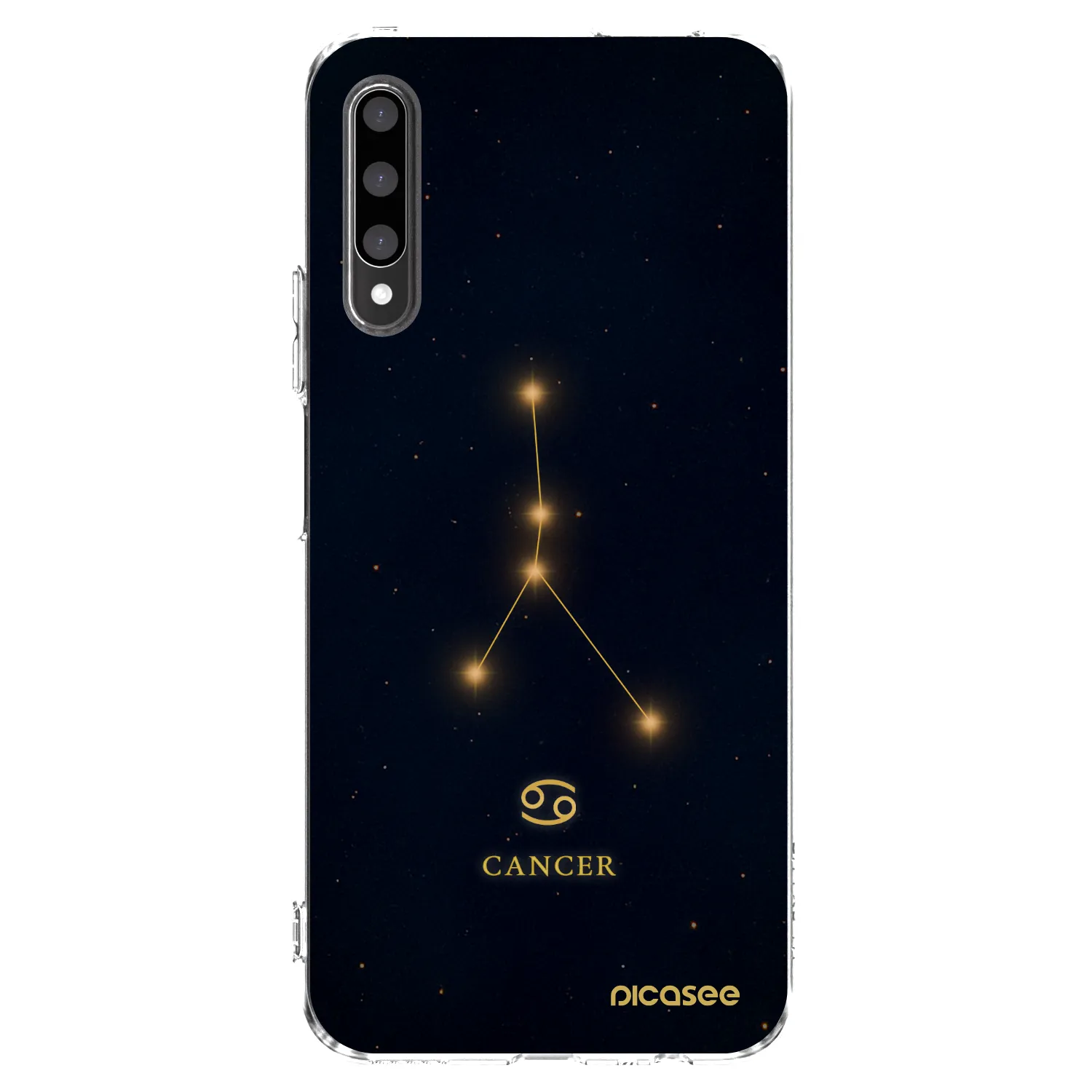 Picasee silikónový prehľadný obal pre Honor 9X Pro - CANCER