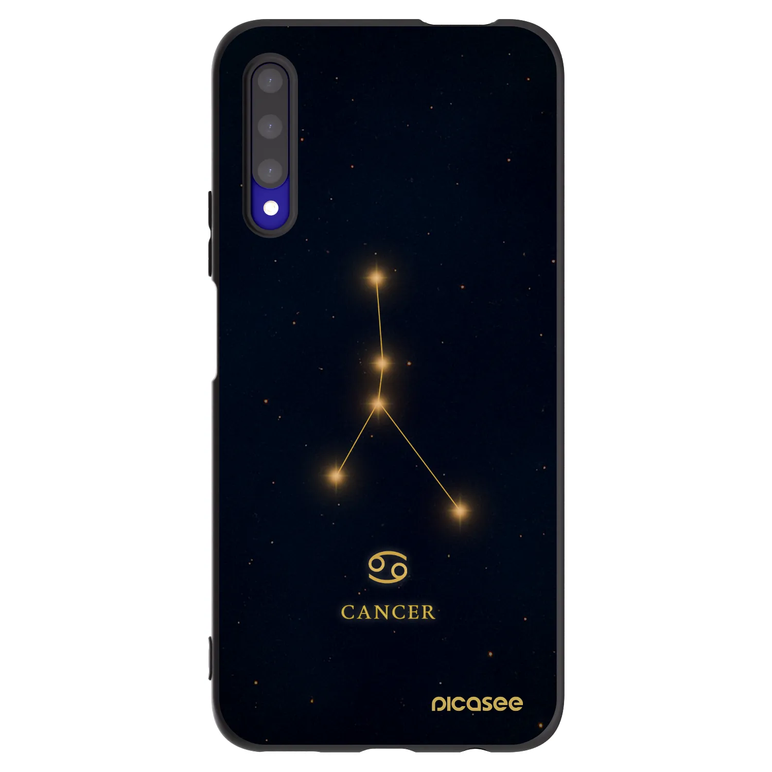 Picasee silikónový čierny obal pre Honor 9X Pro - CANCER