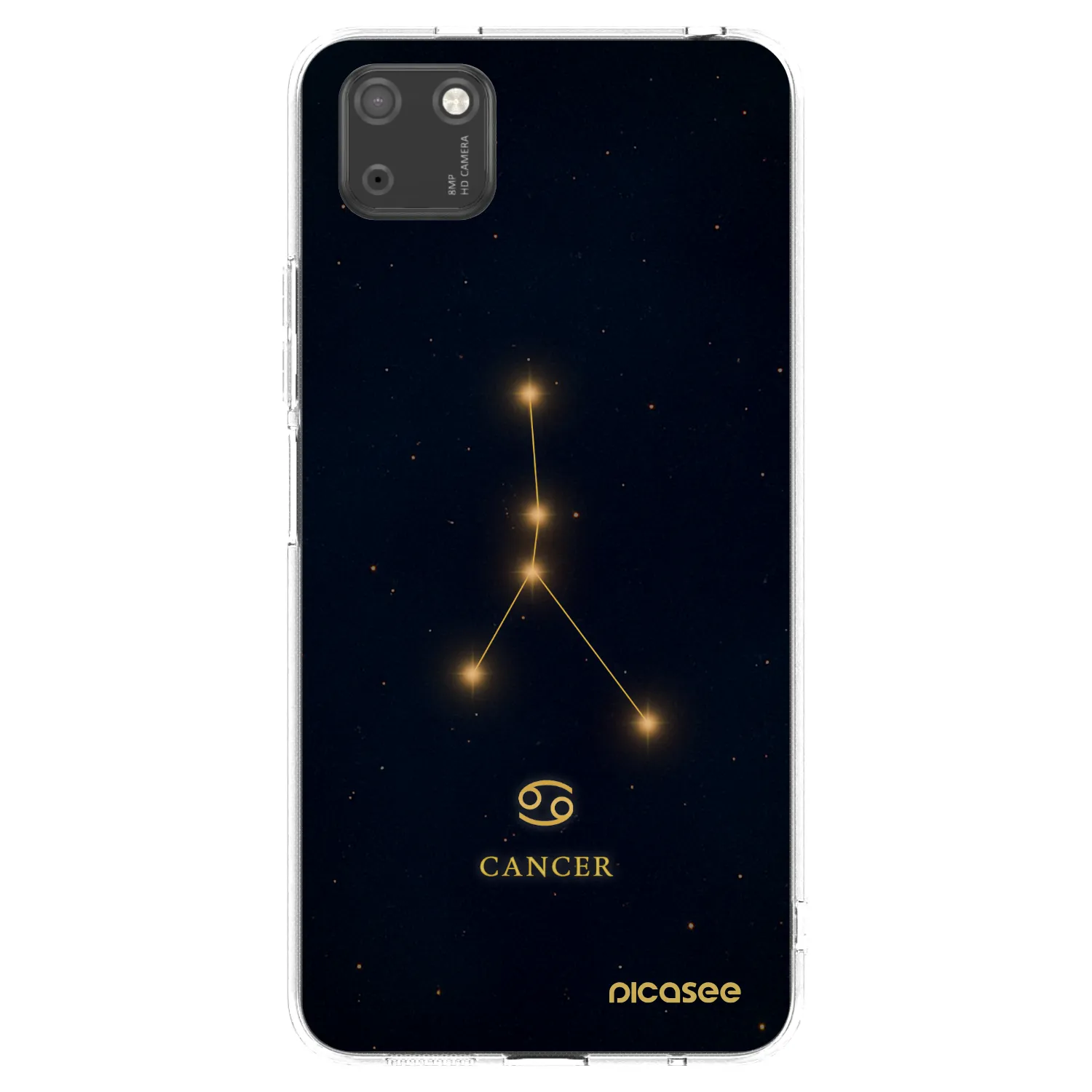 Picasee silikónový prehľadný obal pre Huawei Y5P - CANCER